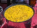 Typical Spanish paella